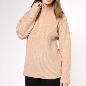 Studio Park x Courtney cozy zip sweater XL